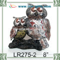 China Cheap New Stytle Polyresin Souvenirs Owl Shape Wall Hanging